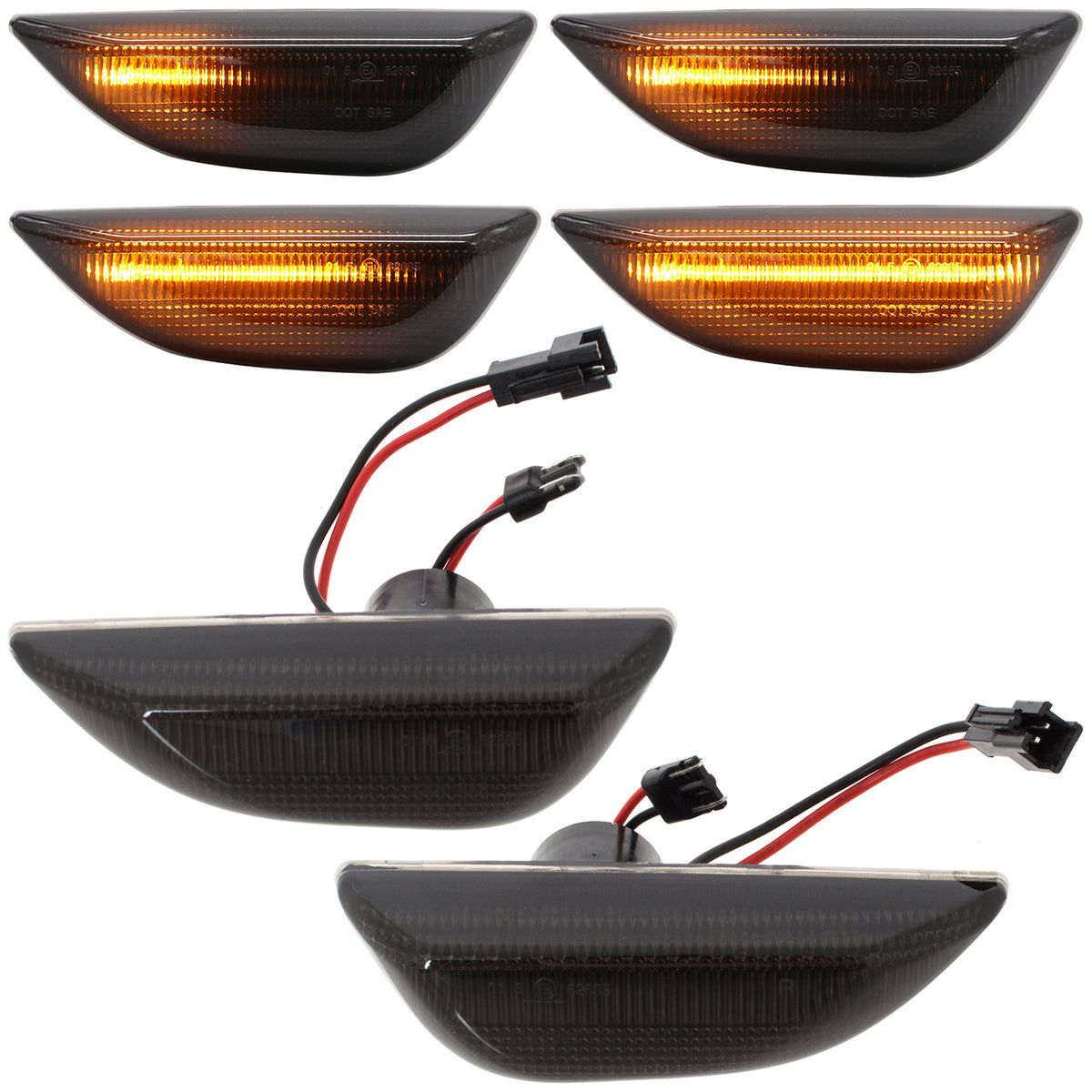 Чифт странични мигачи LED за Опел Мока (Opel Mokka) 2012–2016