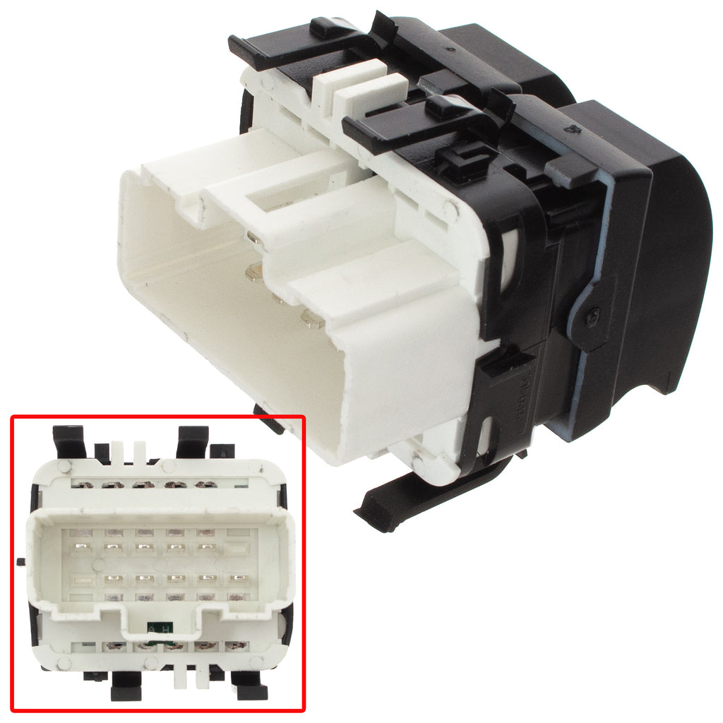 Buton dublu ridicare geamuri electrice stânga pentru Renault Clio 3