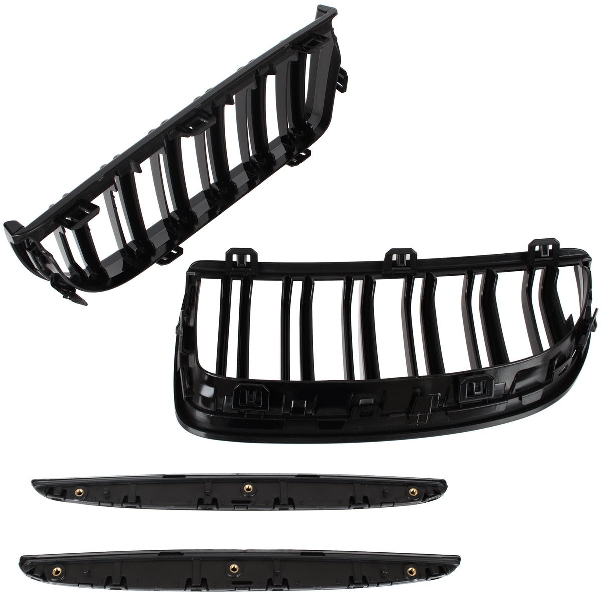 Чифт решетки между фаровете за БМВ Е90 (BMW 3 E90 / E91) 2004–2009