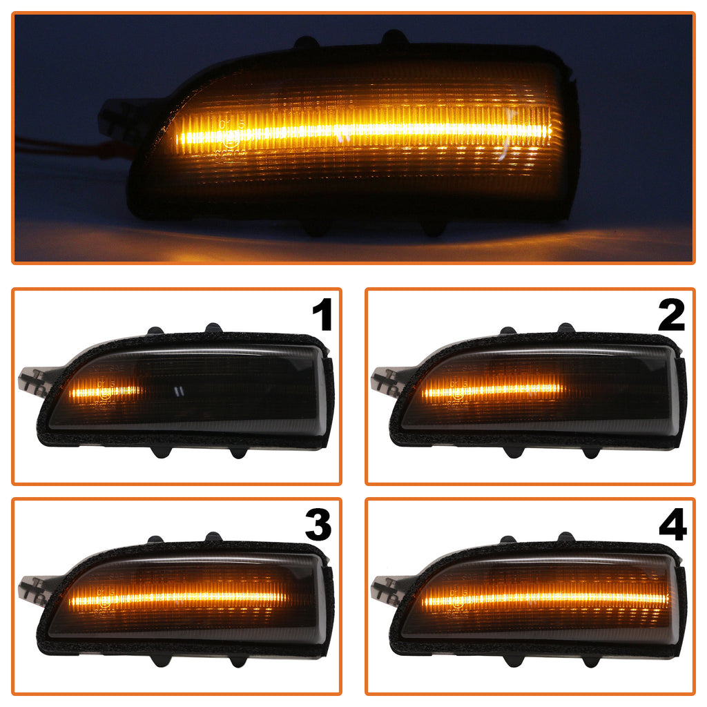Pereche semnalizări oglindă fumurii pentru Volvo S60 1 2000–2010