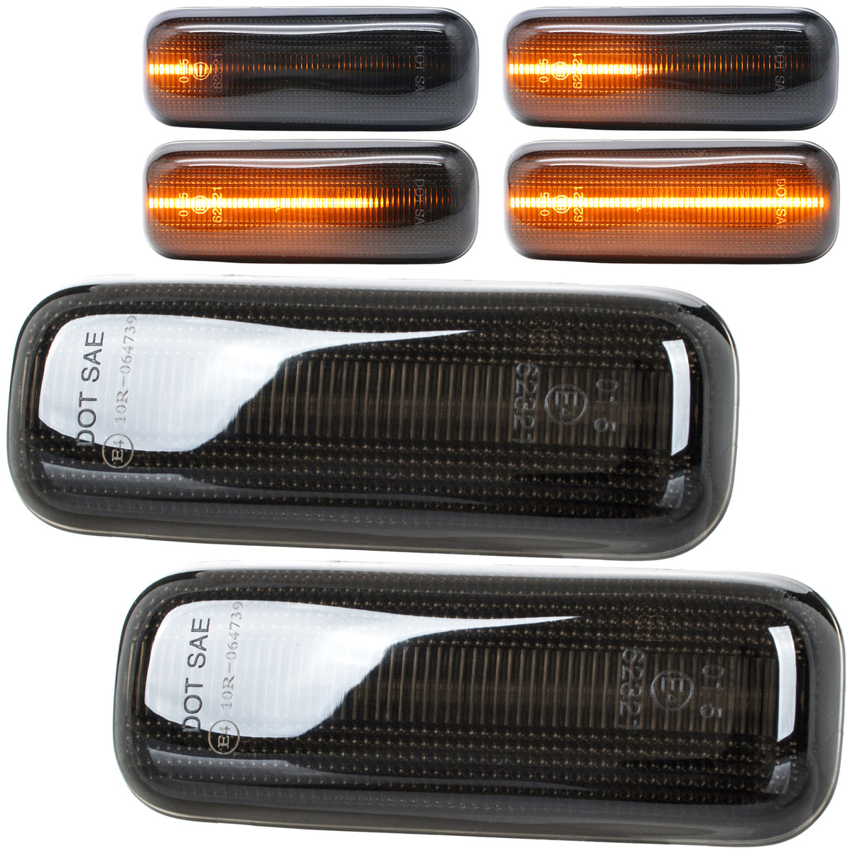 Чифт странични мигачи LED за Мерцедес МЛ W163 1998–2005 – A1638200121