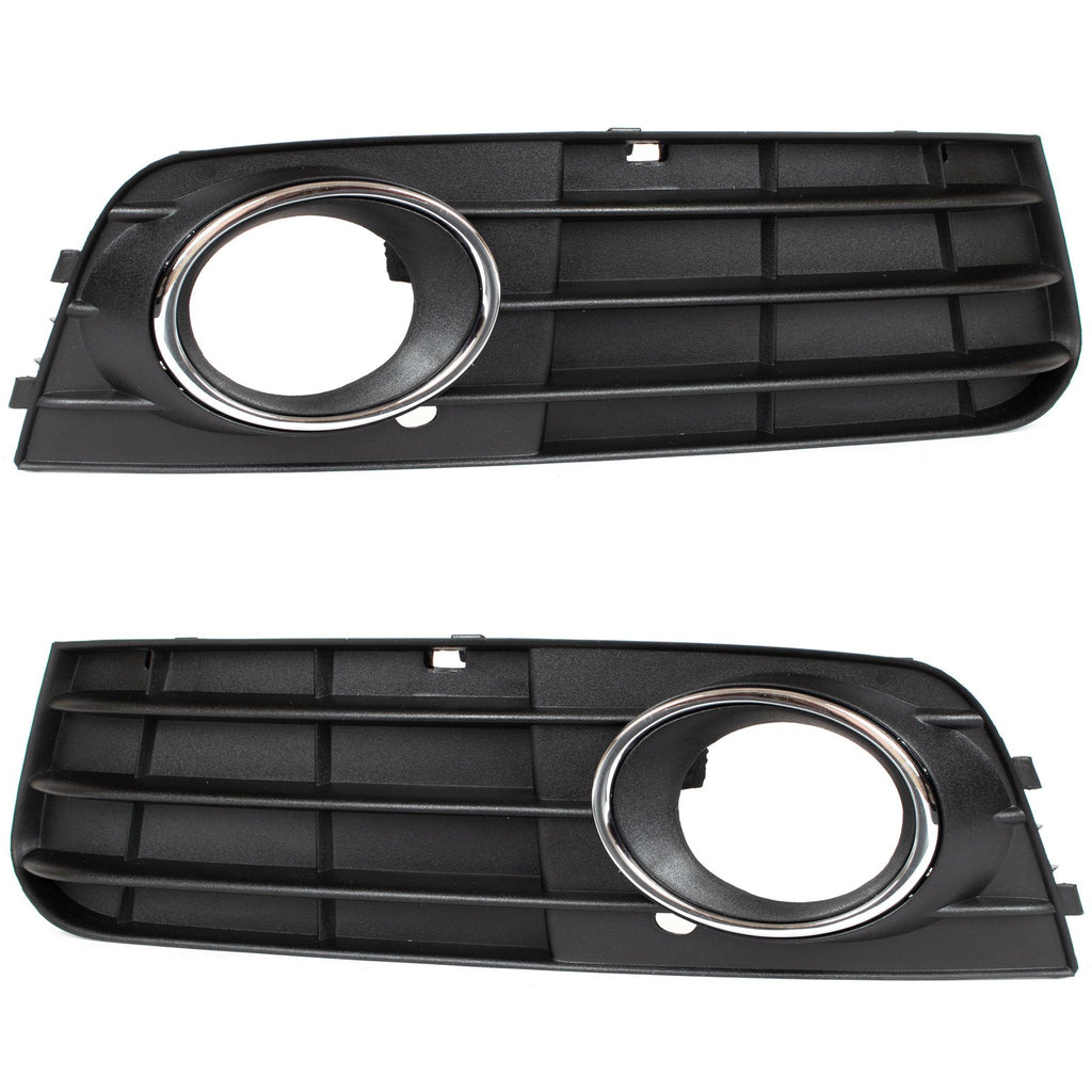 Pereche grile bară de protecție față pentru Audi A4 B8 2007–2011