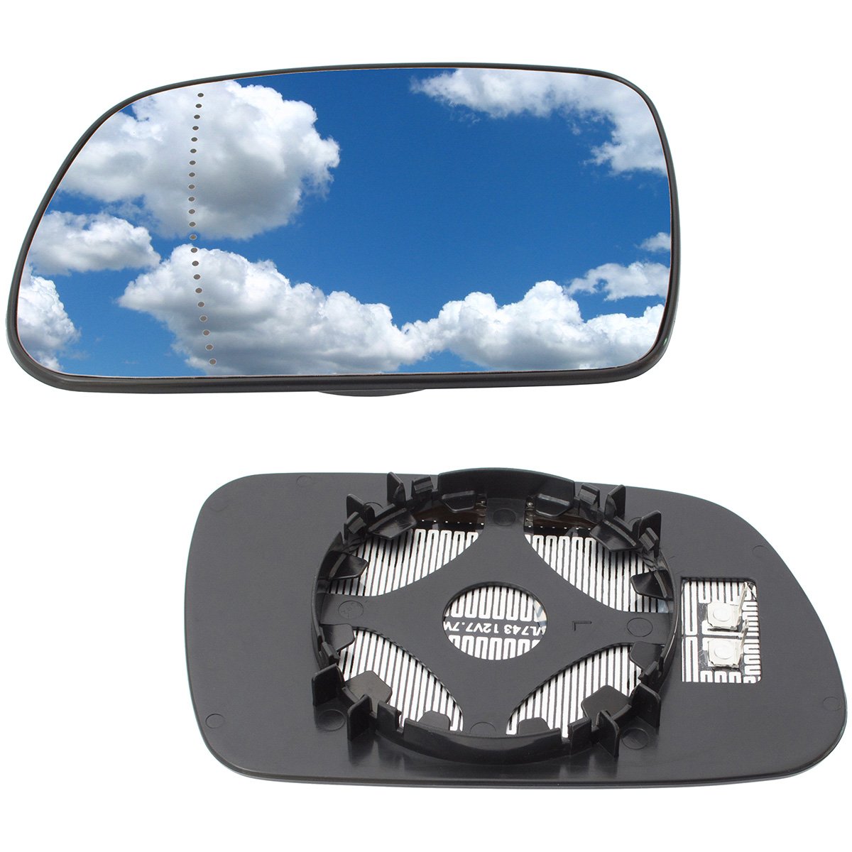 Sticlă oglindă exterioară stânga pentru Citroen Xsara 2000–2005