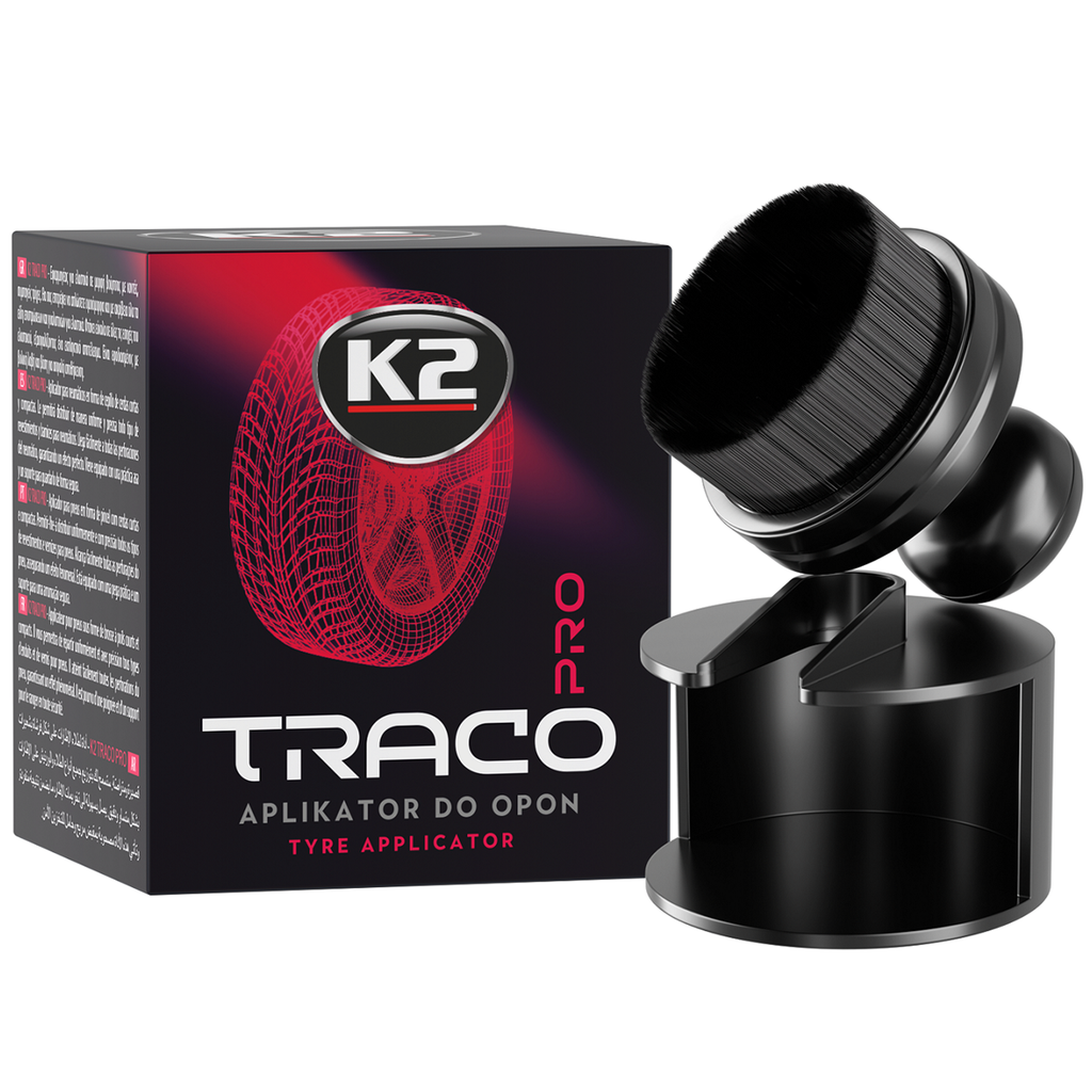 Aplicator pentru anvelope cu peri deși K2 TRACO PRO D7040