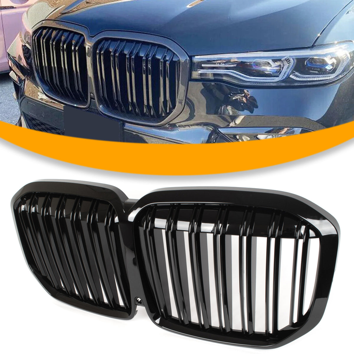 Решетка между фаровете за BMW X7 G07 2019–2021