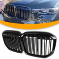 Grilă între faruri pentru BMW X7 G07 2019+ BLACK GLOSSY