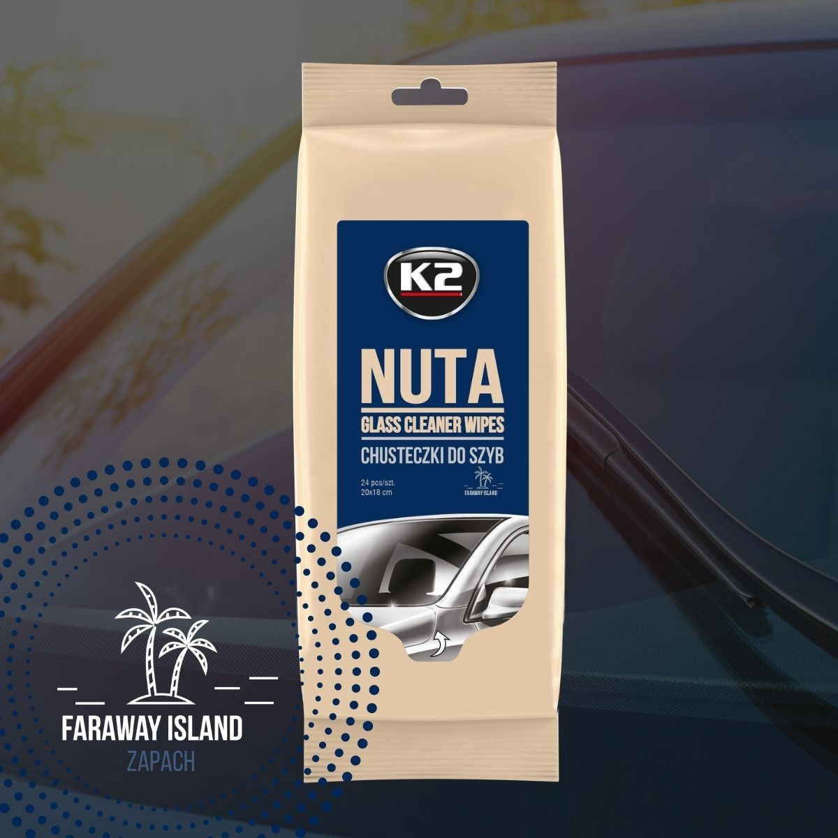 Кърпички за почистване на стъкла K2 NUTA WIPES K500