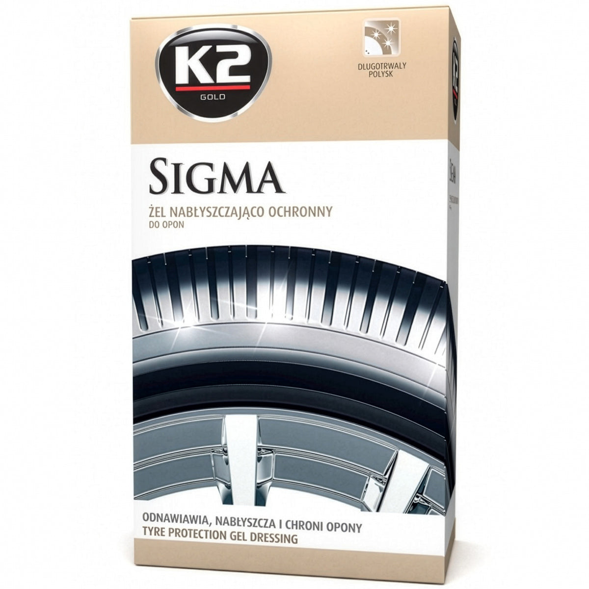 Препарат за почерняване на гуми K2 SIGMA 500 мл G157