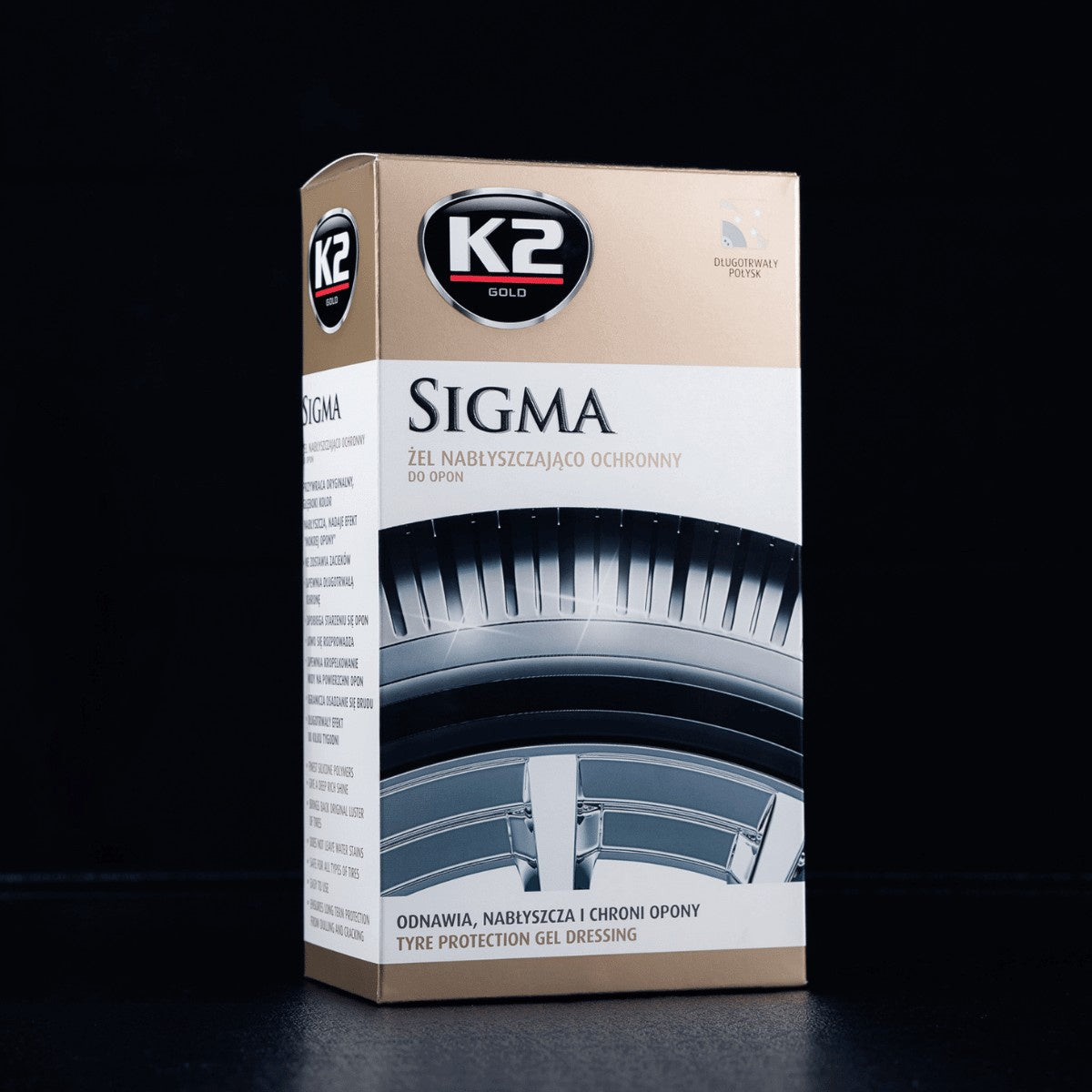 Препарат за почерняване на гуми K2 SIGMA 500 мл G157