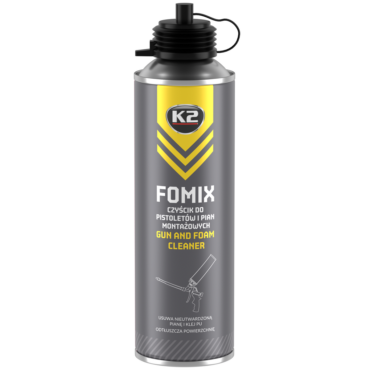 Почистващ препарат за монтажна пяна и пистолети K2 FOMIX 500 мл B519