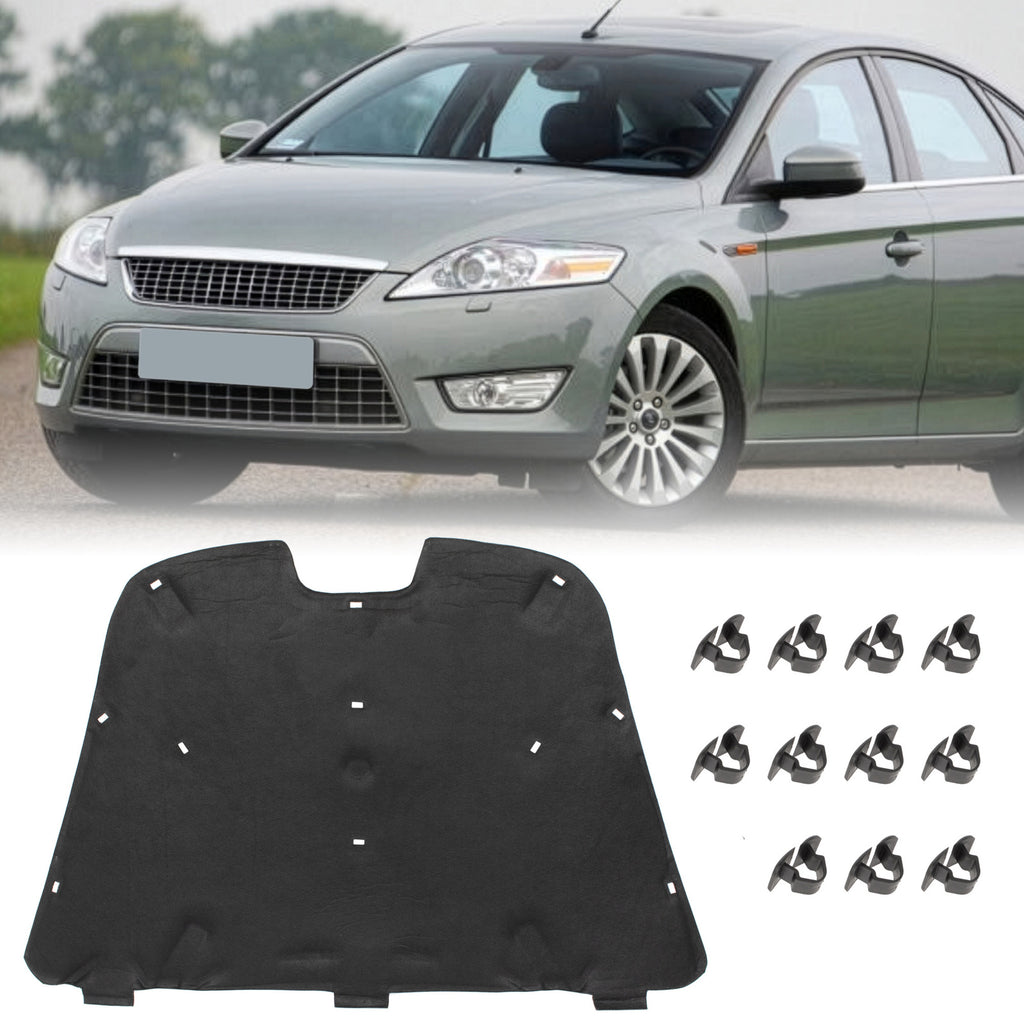 FORD MONDEO MK4 07-14 WYGŁUSZENIE MATA PODBITKA MASKI SILNIKA + SPINKI