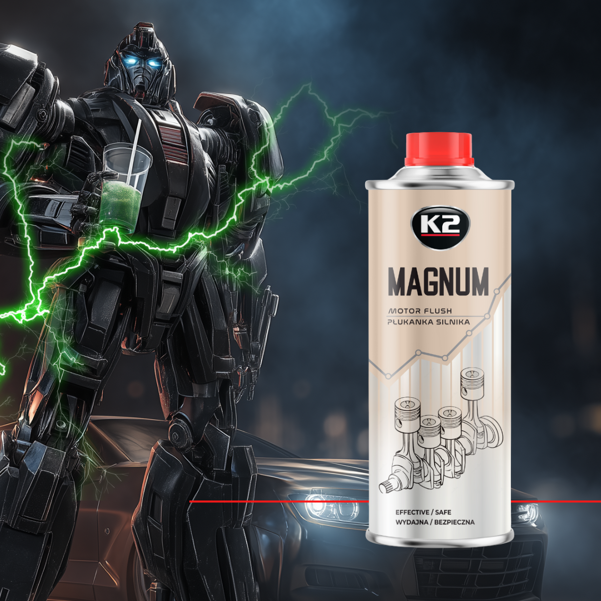 Промивка за двигателя K2 MAGNUM 500 мл T372
