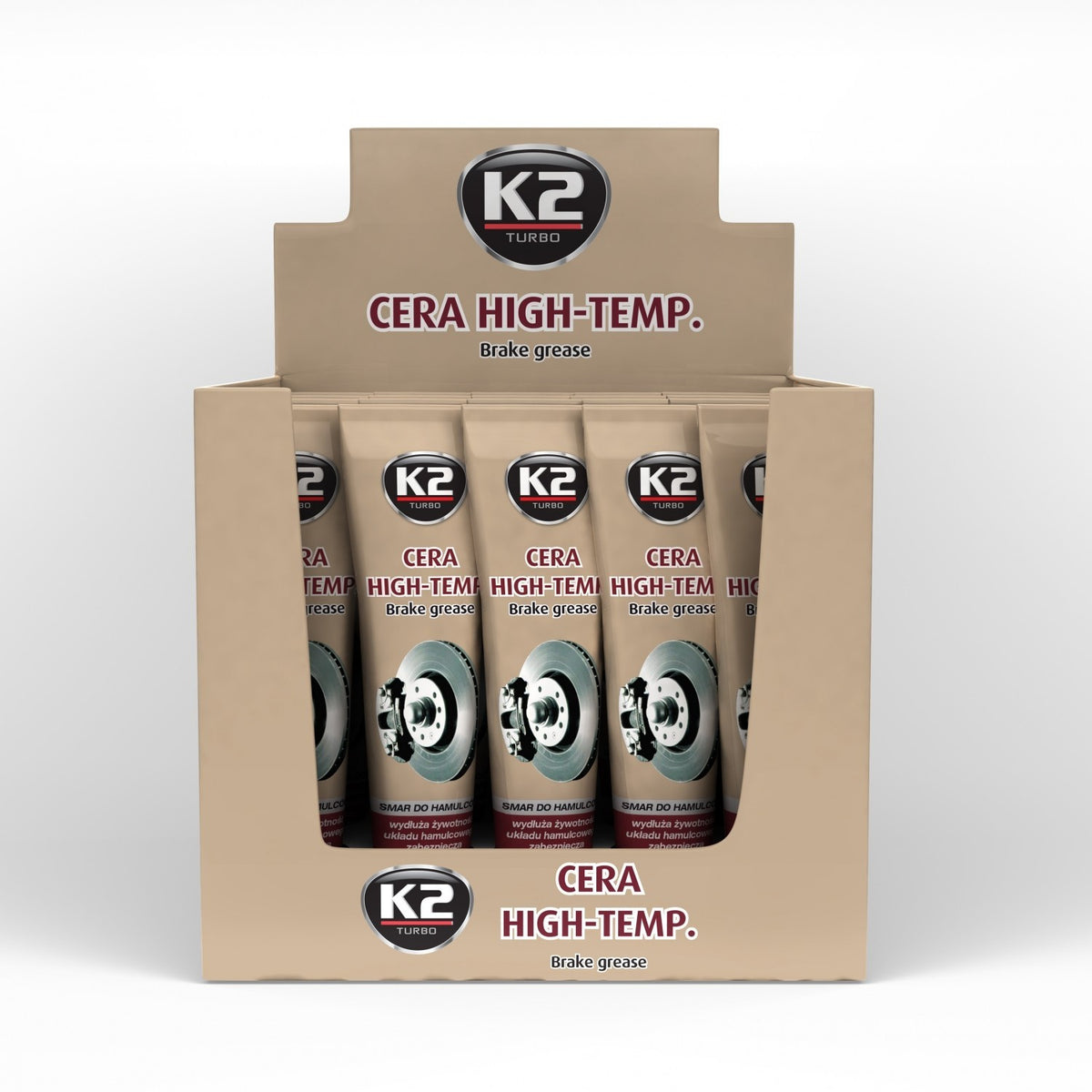 Смазка за спирачки K2 CERA HIGH-TEMP. BRAKE GREASE 100 мл B408N