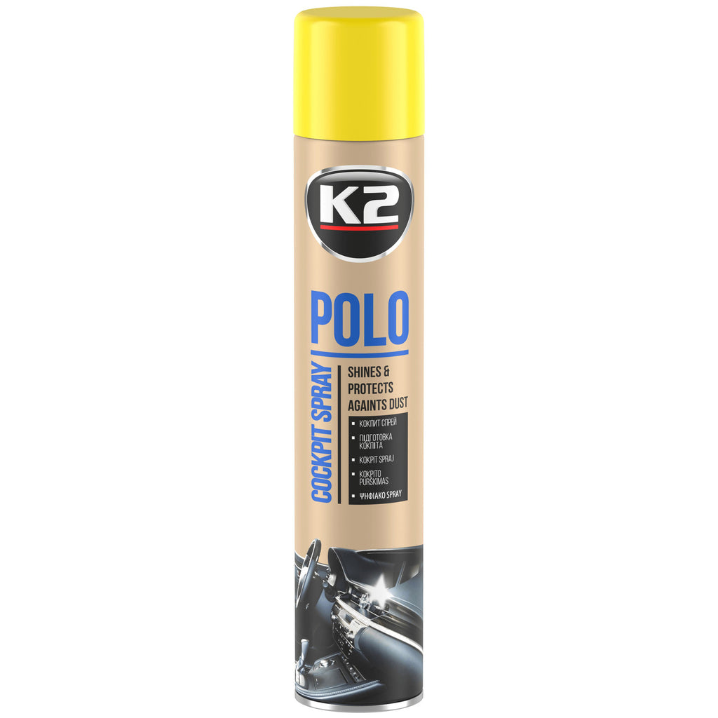 Spray pentru bord K2 POLO COCKPIT LEMON 750 ml K407CY0