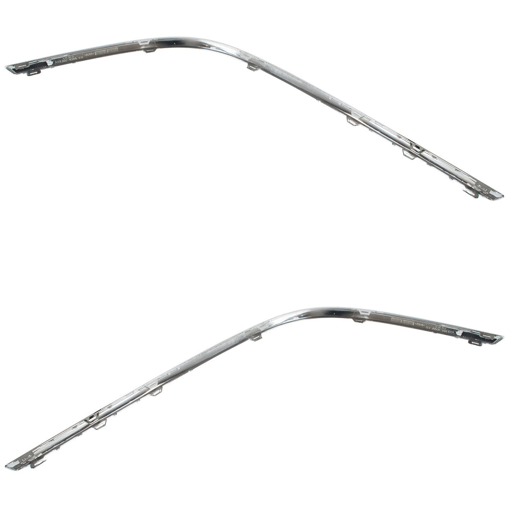 Pereche ornamente bară de protecție spate pentru VW Passat B6 SEDAN