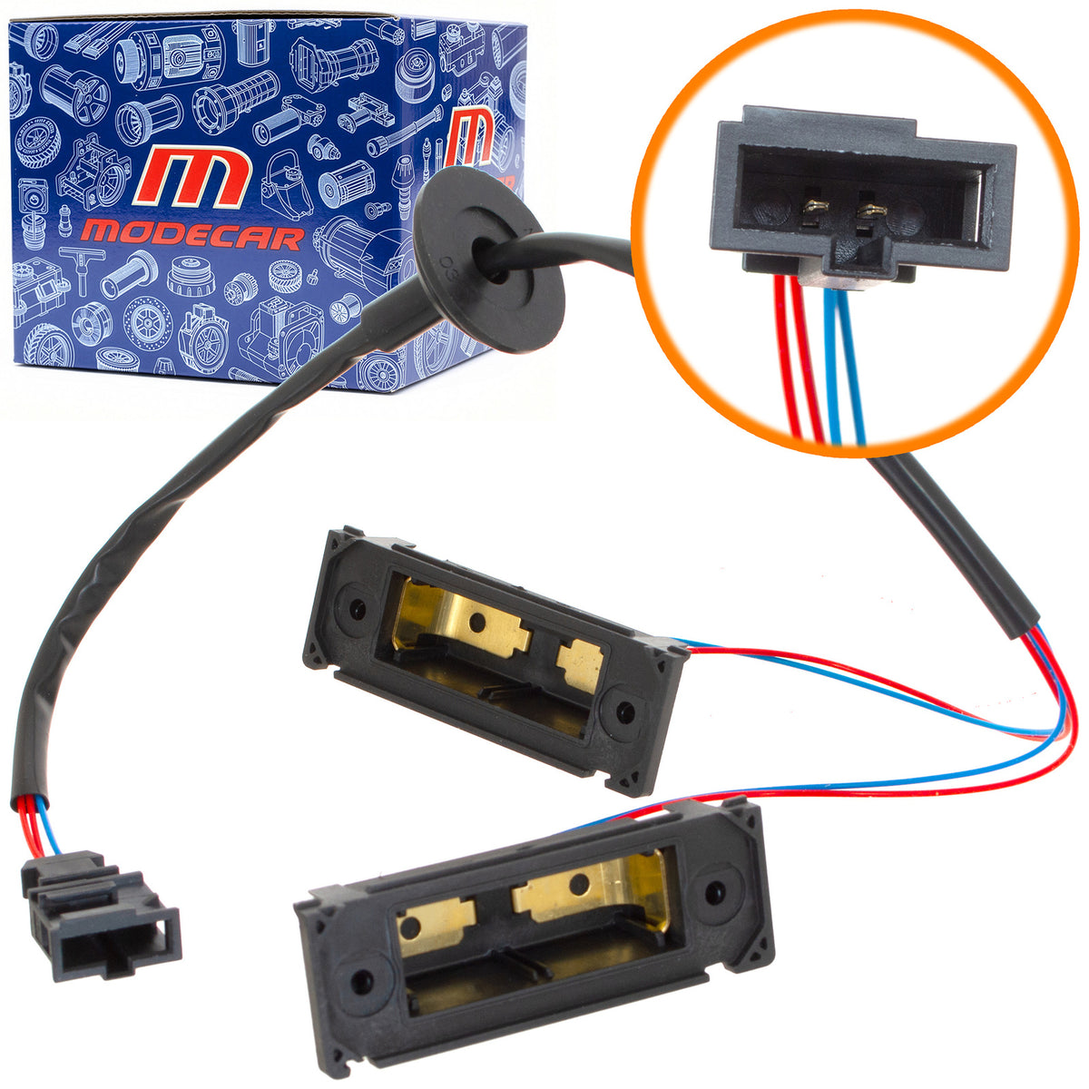 Корпус на плафони за номер с кабели за VW T5 2003–2015 – 7H0827740