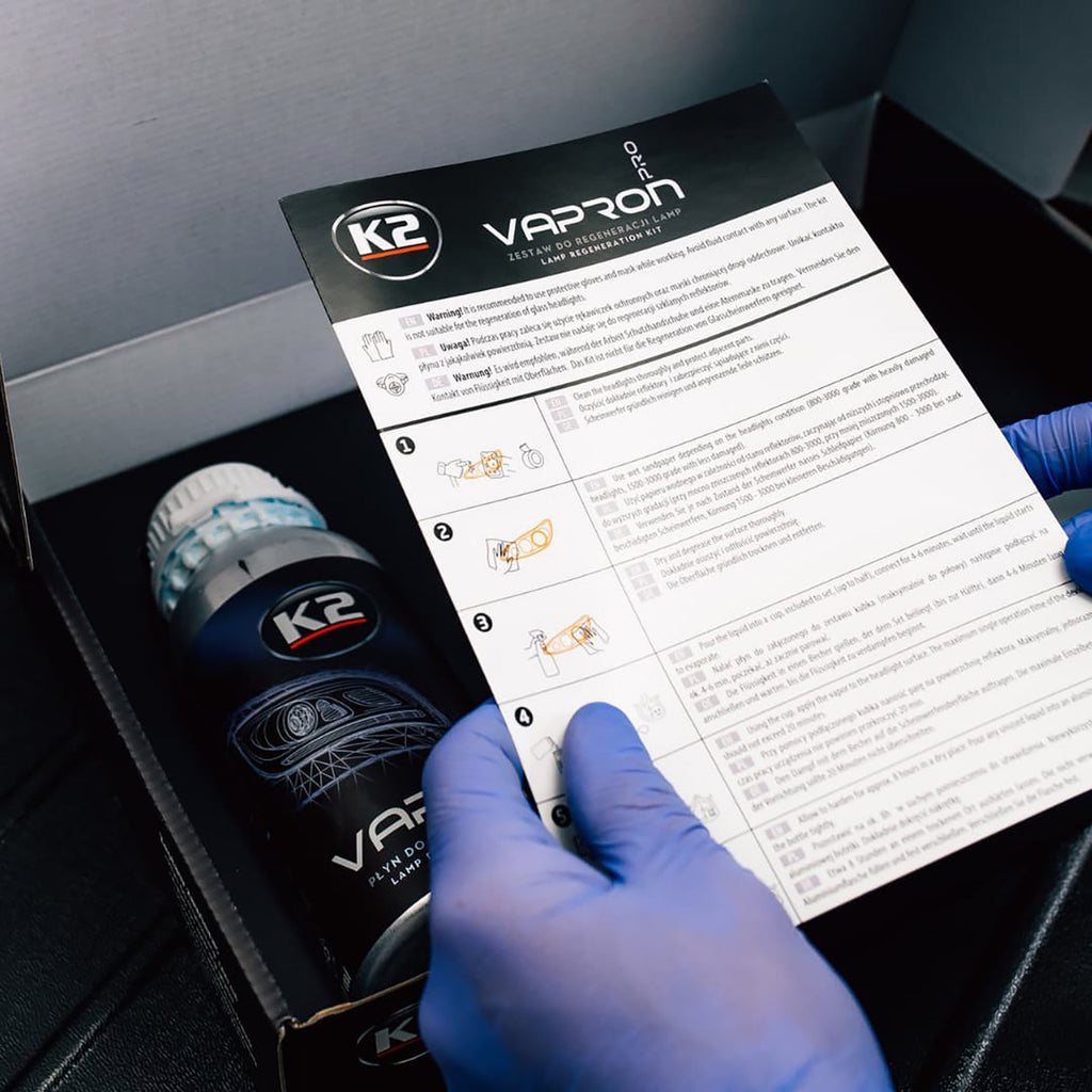 Комплект за възстановяване на фарове K2 VAPRON PRO D7900