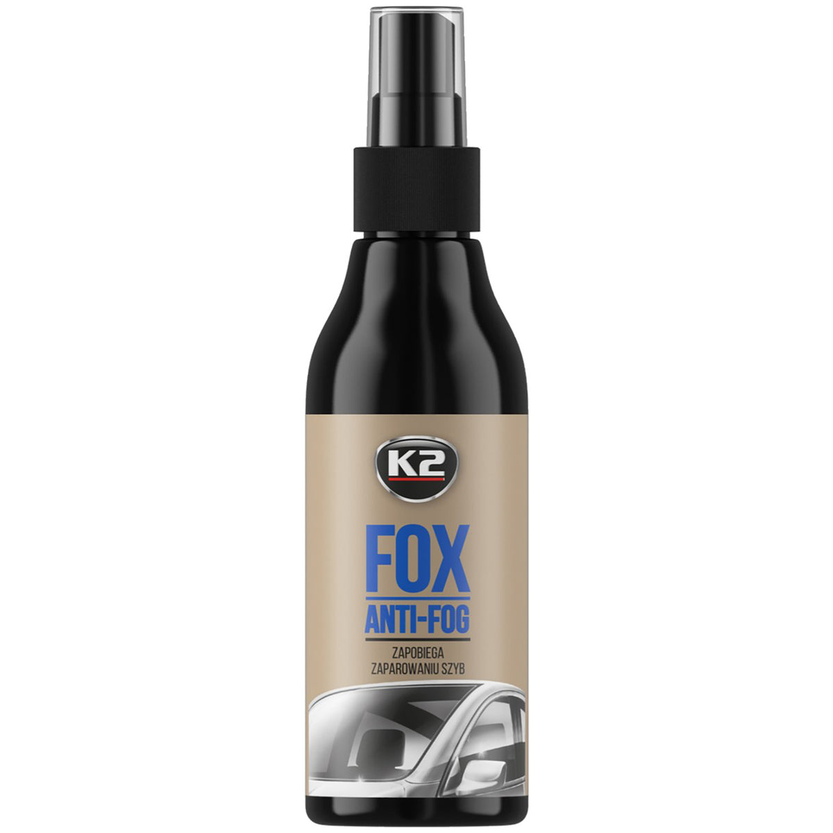 Препарат против запотяване на стъклата K2 FOX 150 мл, течност K636
