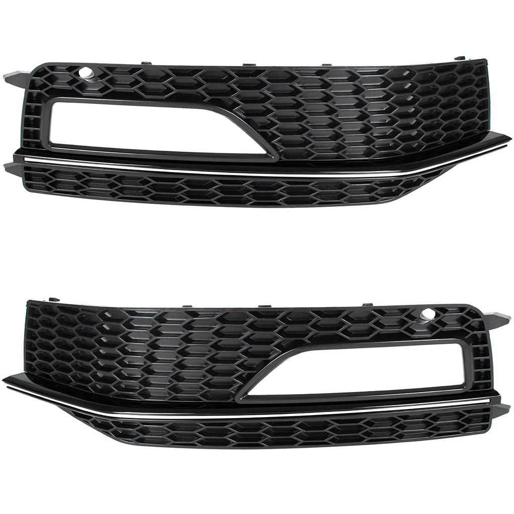 Pereche grile bară de protecție față pentru Audi A4 B8 S-LINE FL