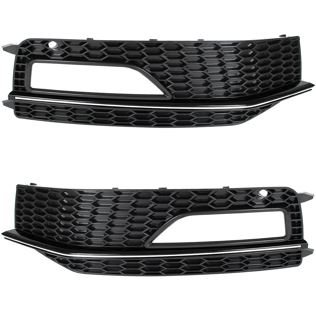 Pereche grile bară de protecție față pentru Audi A4 B8 S-LINE FL
