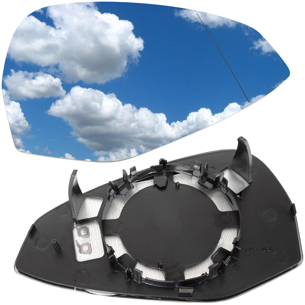 Sticlă oglindă exterioară dreapta pentru Audi A4 B9 2015– – 8W0857536E