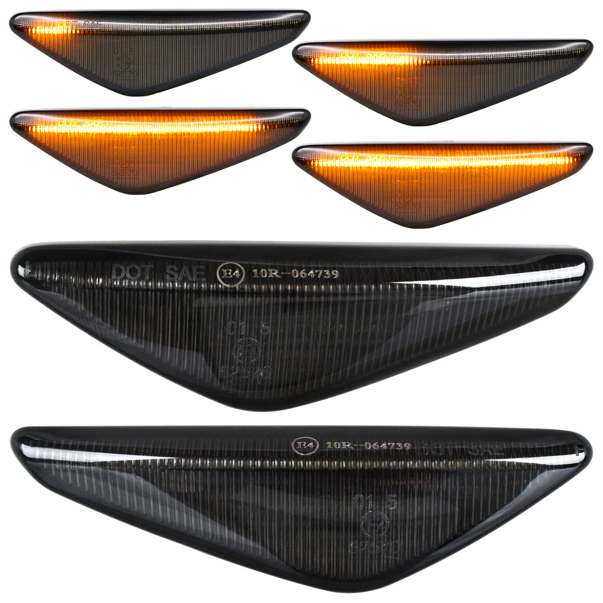 Чифт странични мигачи LED за BMW 3 E46 COUPE / кабриолет 2003–2006