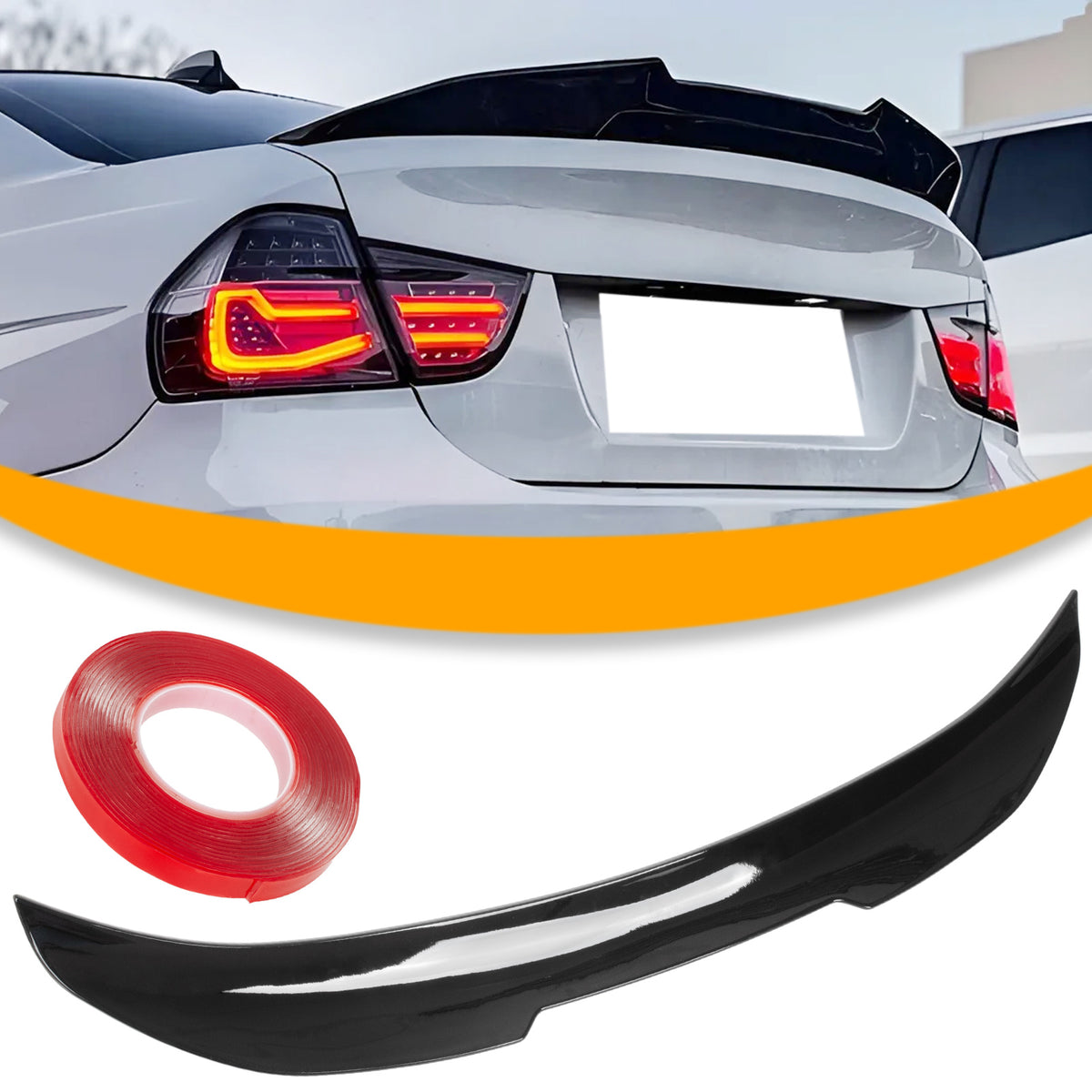 Спойлер на капак на багажника за БМВ Е90 (BMW E90) 2004–2011