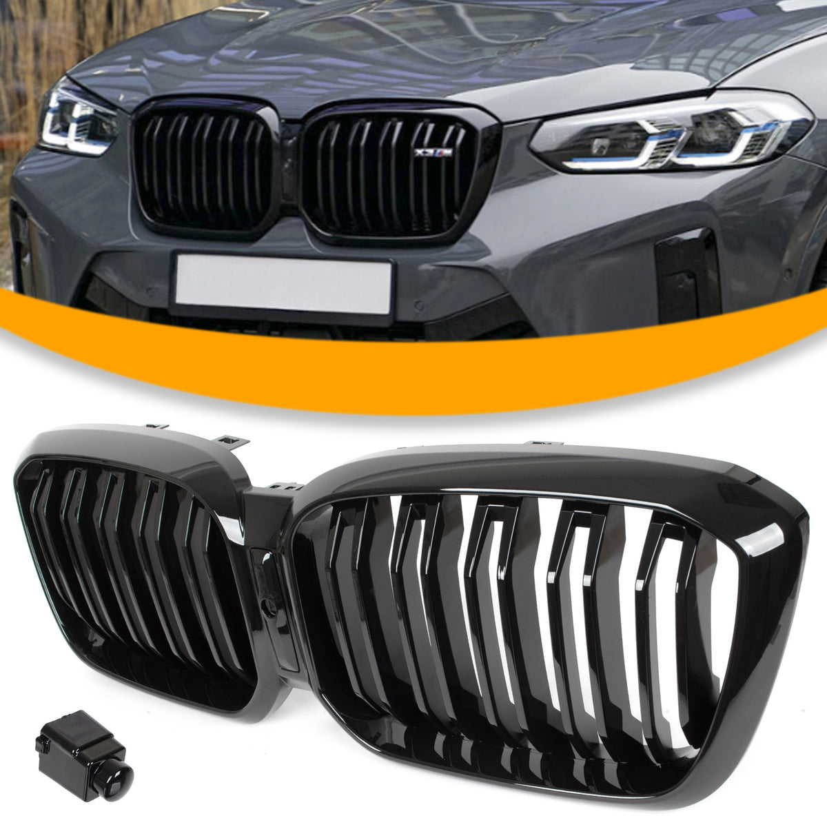 Решетка между фаровете за BMW X3 G01 FL 2021–