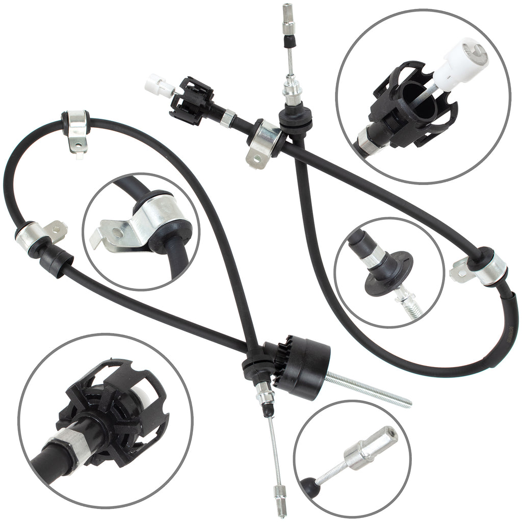 Pereche cabluri frână de mână electrică pentru Citroen C5 3 2008–