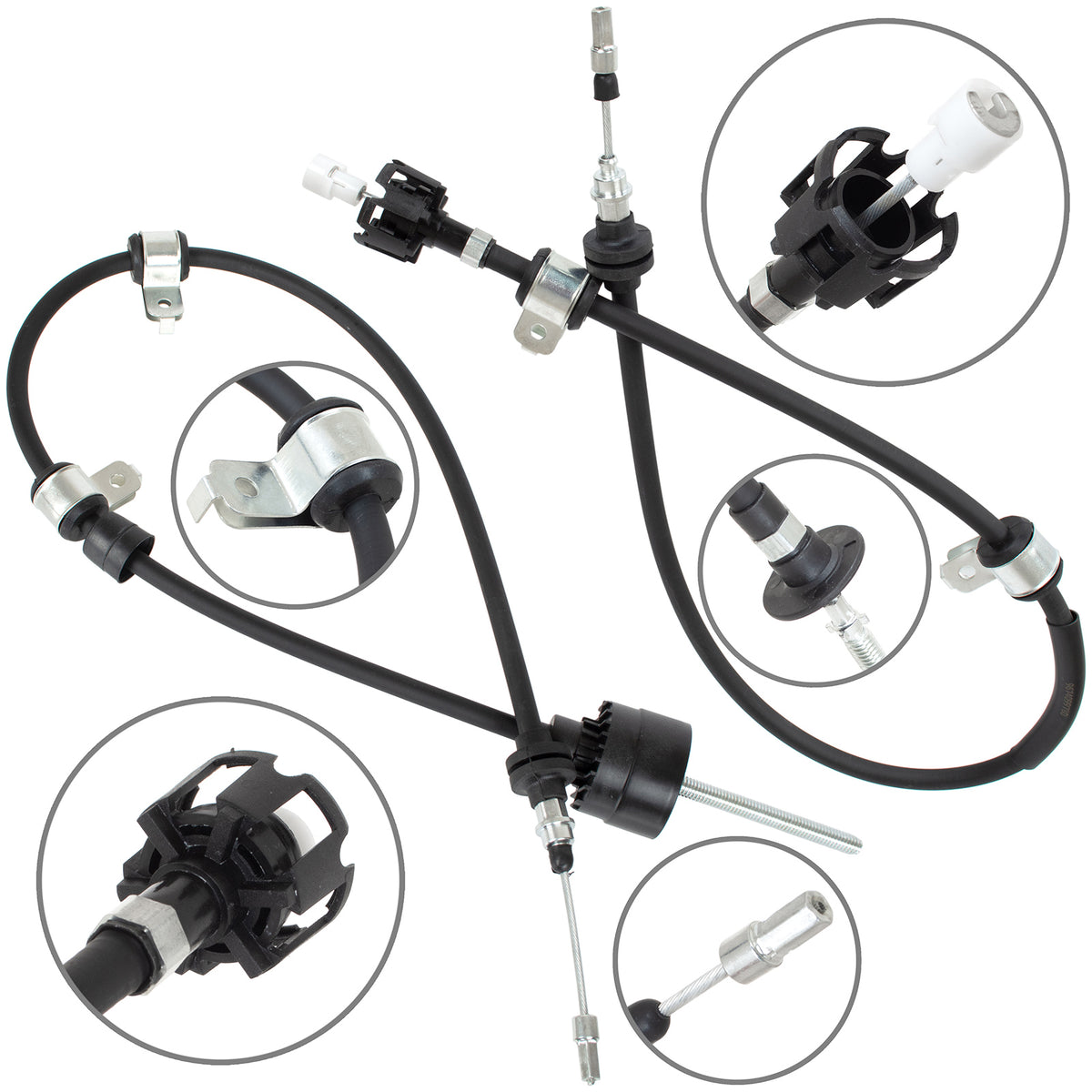 Pereche cabluri frână de mână electrică pentru Citroen C5 3 2008–