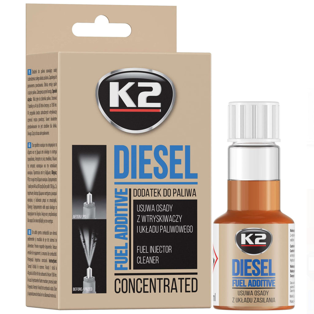 Aditiv pentru combustibil K2 DIESEL 50 ml T312