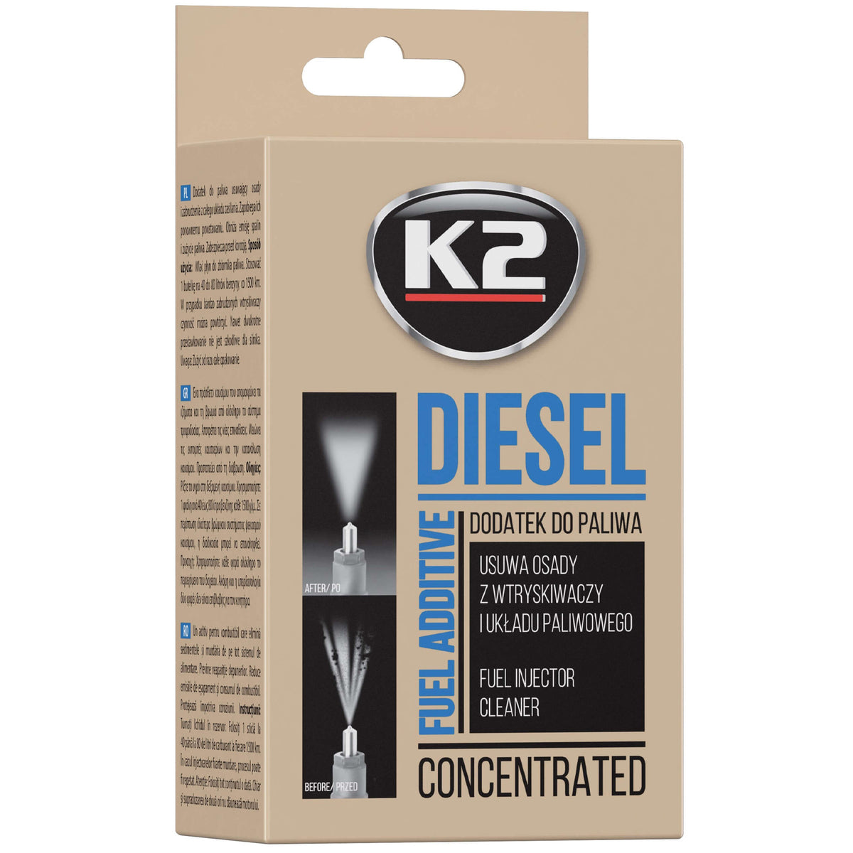 Aditiv pentru combustibil K2 DIESEL 50 ml T312
