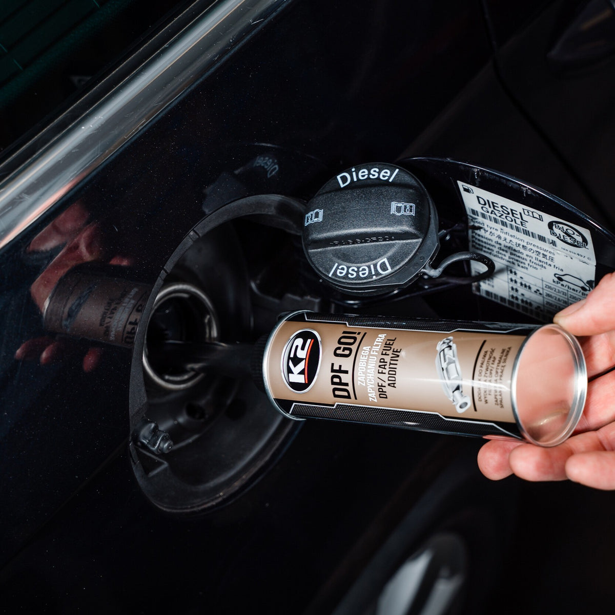 Aditiv pentru combustibil K2 DPF GO! 250 ml T319
