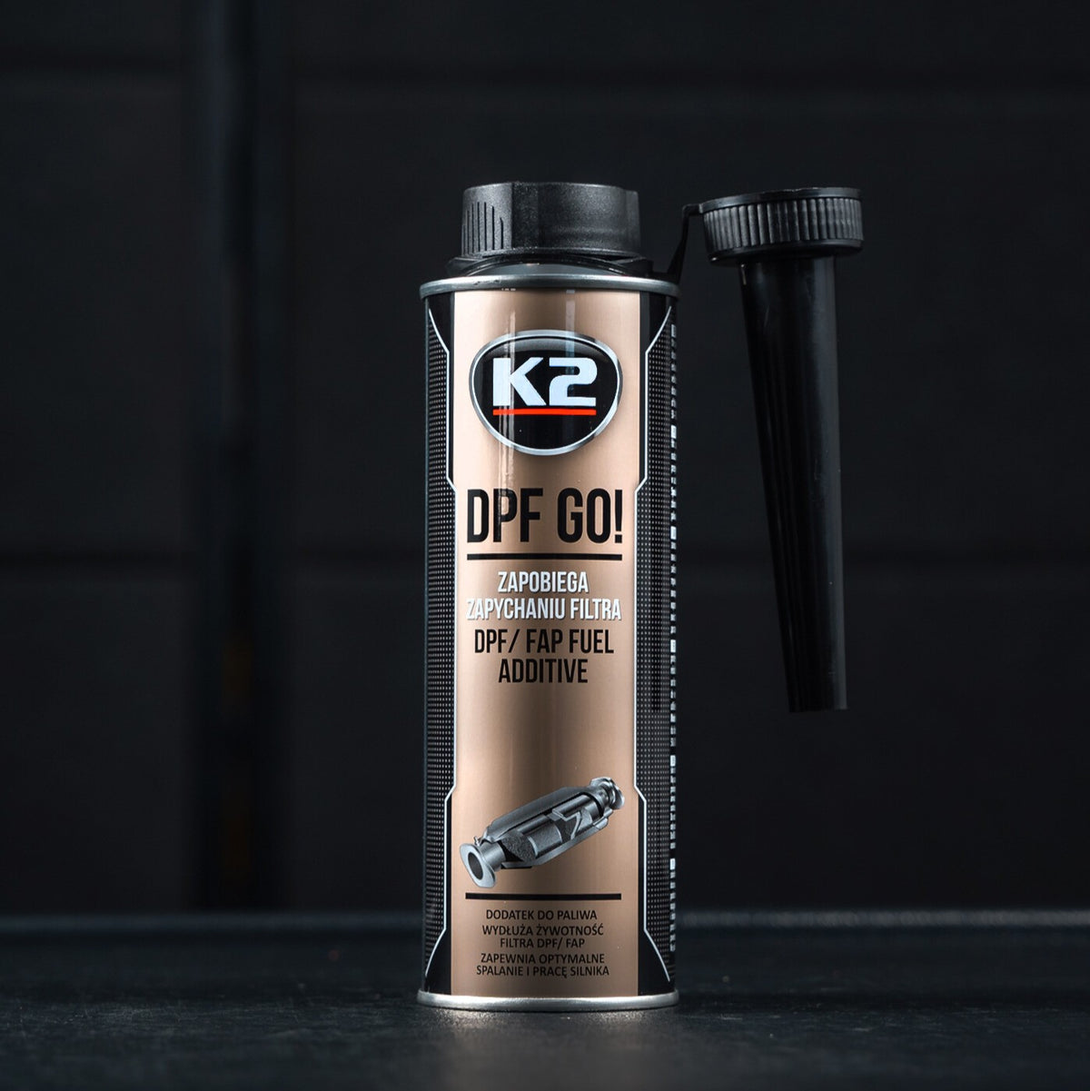 Aditiv pentru combustibil K2 DPF GO! 250 ml T319