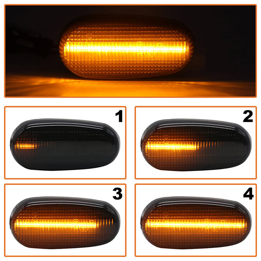 Чифт странични мигачи LED за Фиат Браво 2 (Fiat Bravo 2) 2007–2014