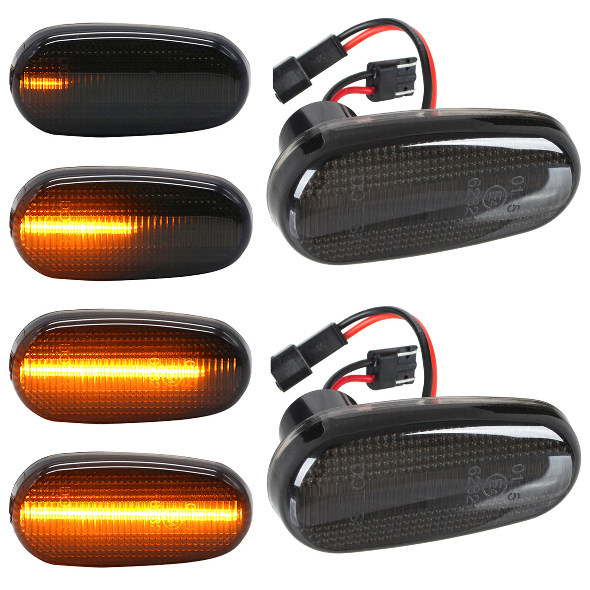 Чифт странични мигачи LED за Фиат Браво 2 (Fiat Bravo 2) 2007–2014