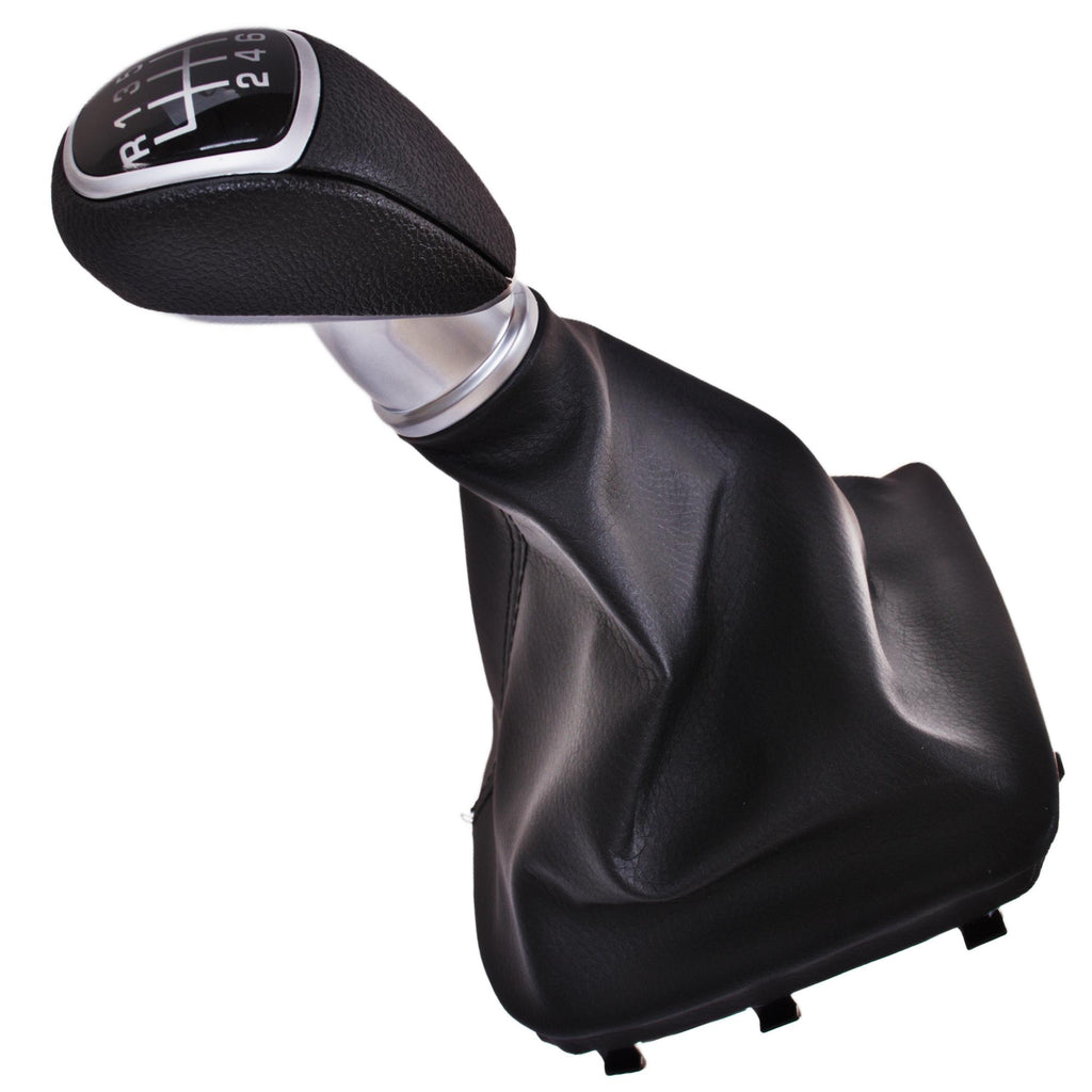Hyundai IX25 16-21 Creta 14-19 I20 12-20 I30 17-22 I40 11-19 gałka zmiany biegów 6 BIEGOWA CZARNA SREBRNY SCHEMAT + mieszek
