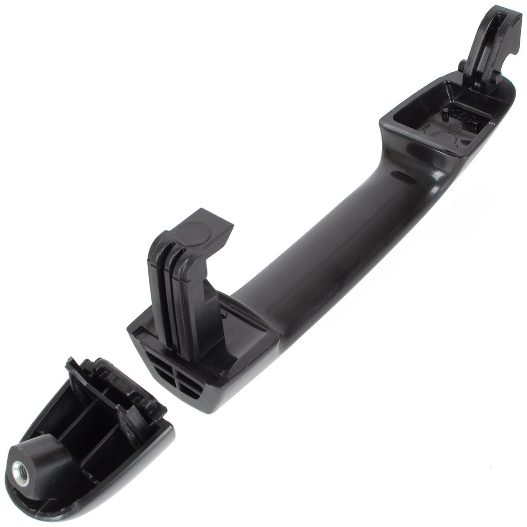 Hyundai i20 08-15 klamka zewnętrzna przednia CZARNA BEZ OTWORU prawa