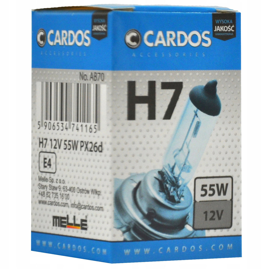K2 CARDOS крушка H7 12 V 55 W PX26d AH715