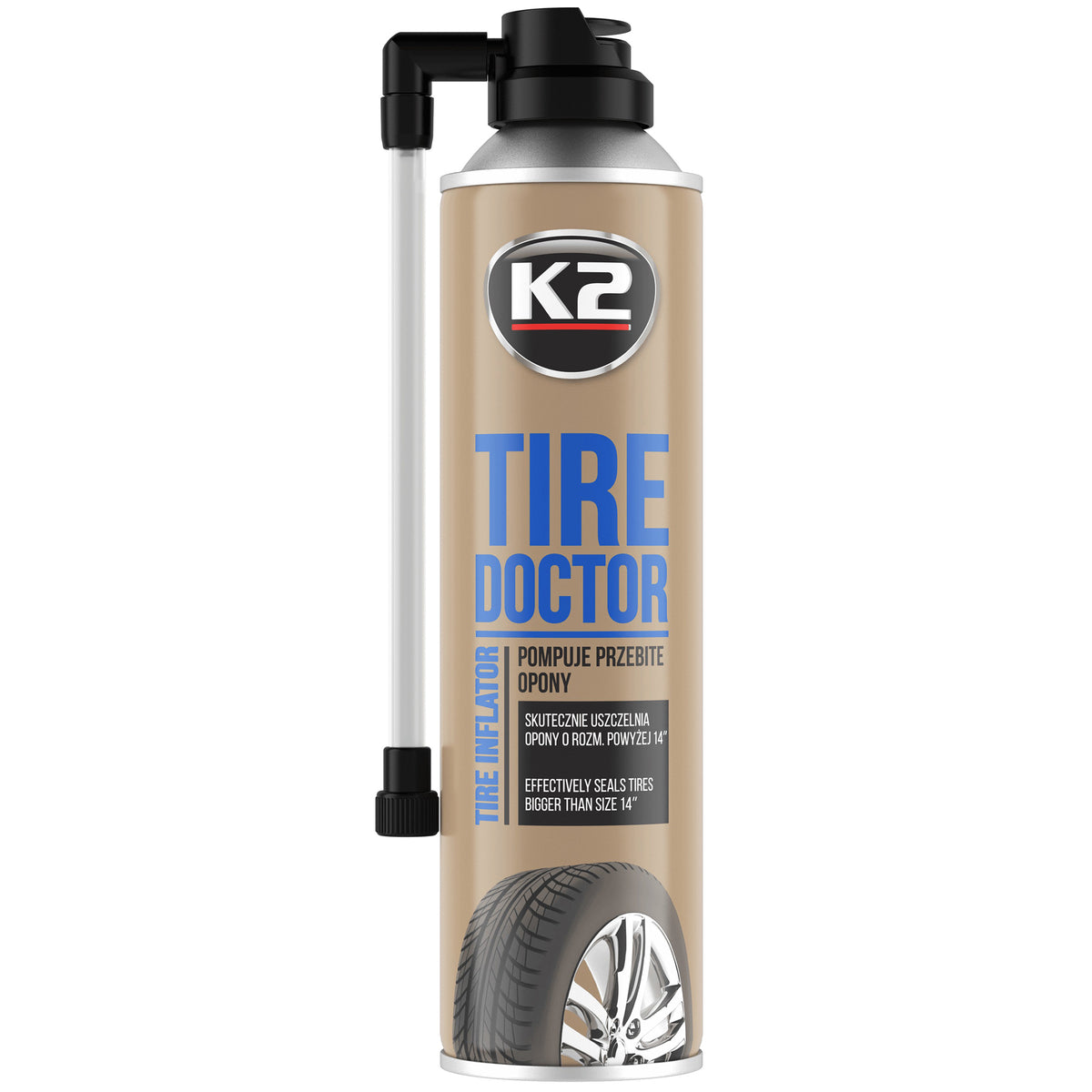 Резервна гума в спрей K2 TIRE DOKTOR 500 мл B311