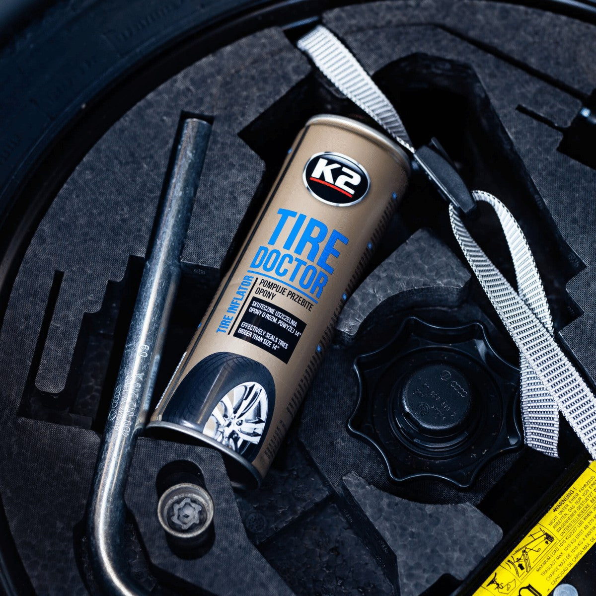 Резервна гума в спрей K2 TIRE DOKTOR 500 мл B311