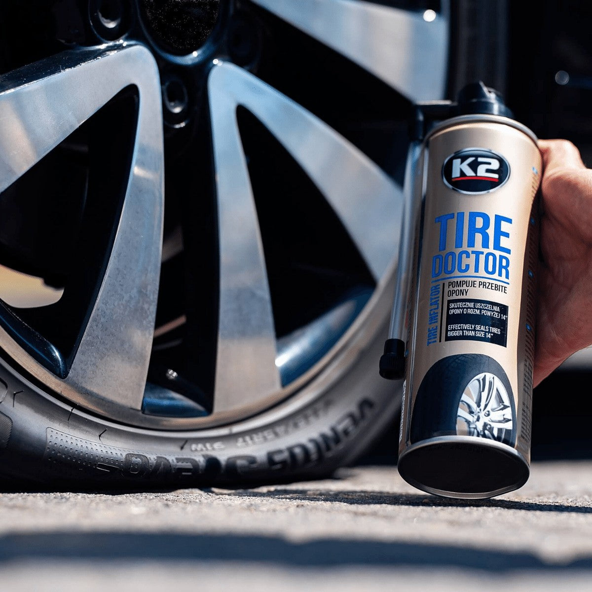 Резервна гума в спрей K2 TIRE DOKTOR 500 мл B311