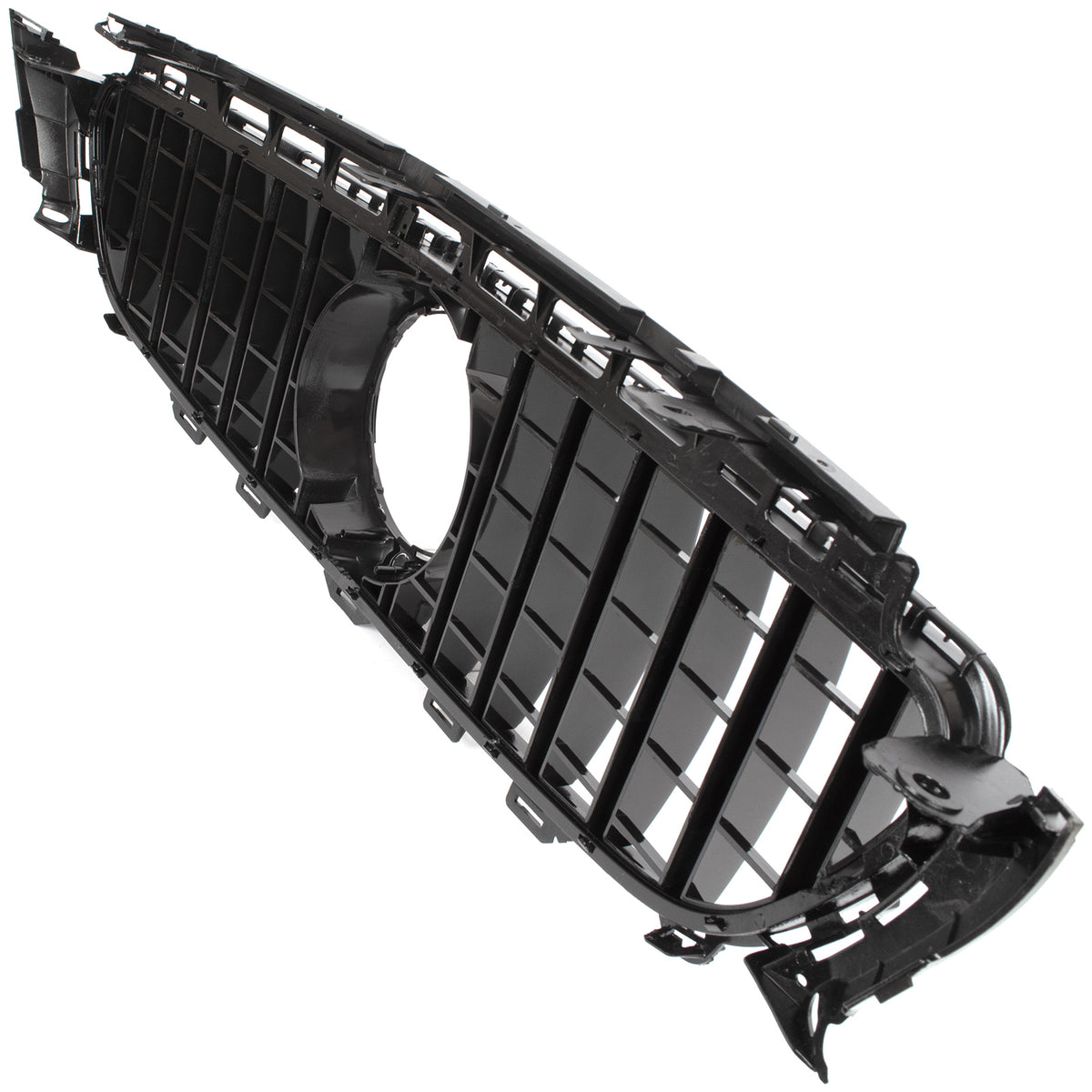 Mercedes E-KLASA W213 W238 C238 16-19 atrapa między reflektory (grill) CZARNA + CHROM