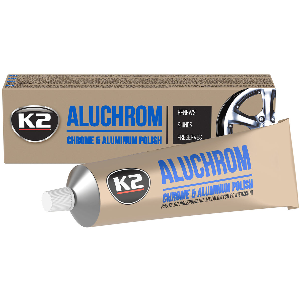 Паста за хром K2 ALUCHROM 120 г K003