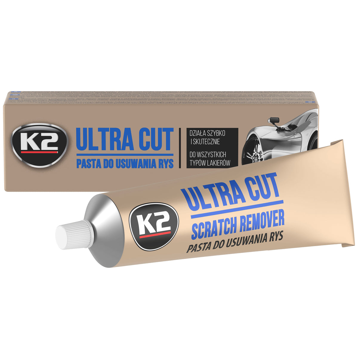 Паста за премахване на драскотини K2 ULTRA CUT 100 г K002
