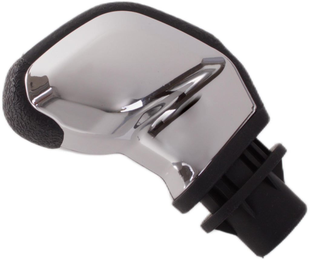 Peugeot 206 207 301 307 308 408 508 2008 3008 gałka zmiany biegów 5 BIEGÓW CHROM z CZARNĄ NAKŁADKĄ i srebrnym schematem + ADAPTER