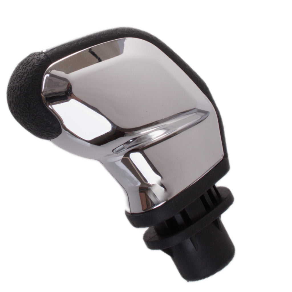 Peugeot 206 207 301 307 308 408 508 2008 3008 gałka zmiany biegów 5 BIEGÓW CHROM z CZARNĄ NAKŁADKĄ i srebrnym schematem + ADAPTER