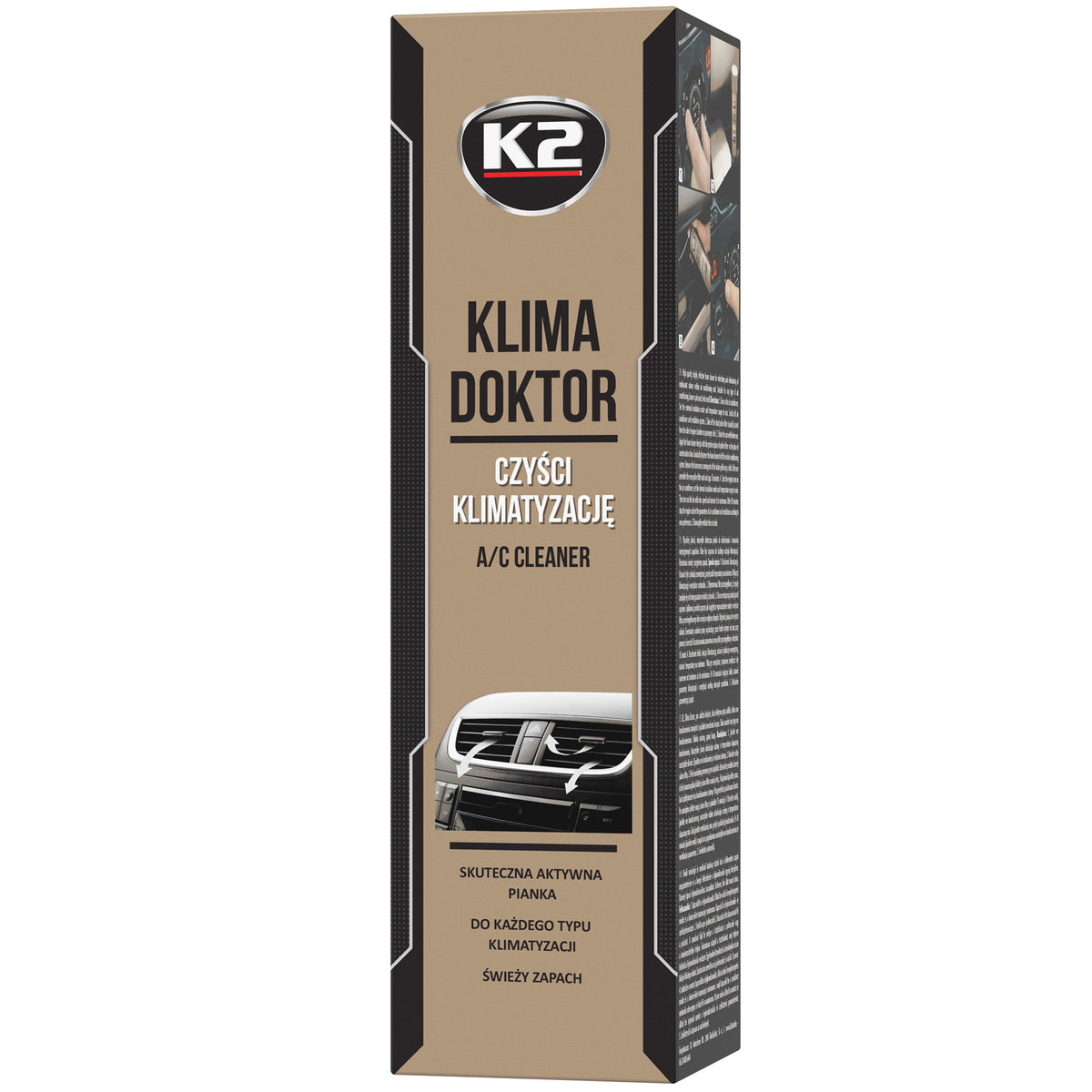 Пяна за почистване на климатика K2 KLIMA DOKTOR 500 мл, аерозол W100