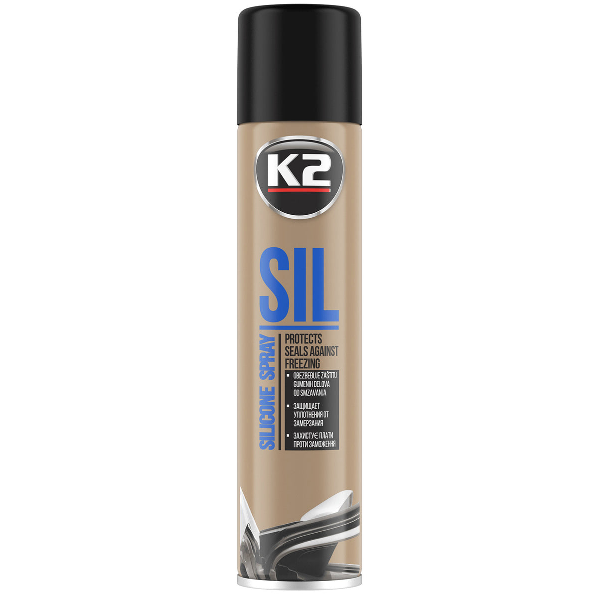 Силикон за уплътнения K2 SIL 300 мл, аерозол K633