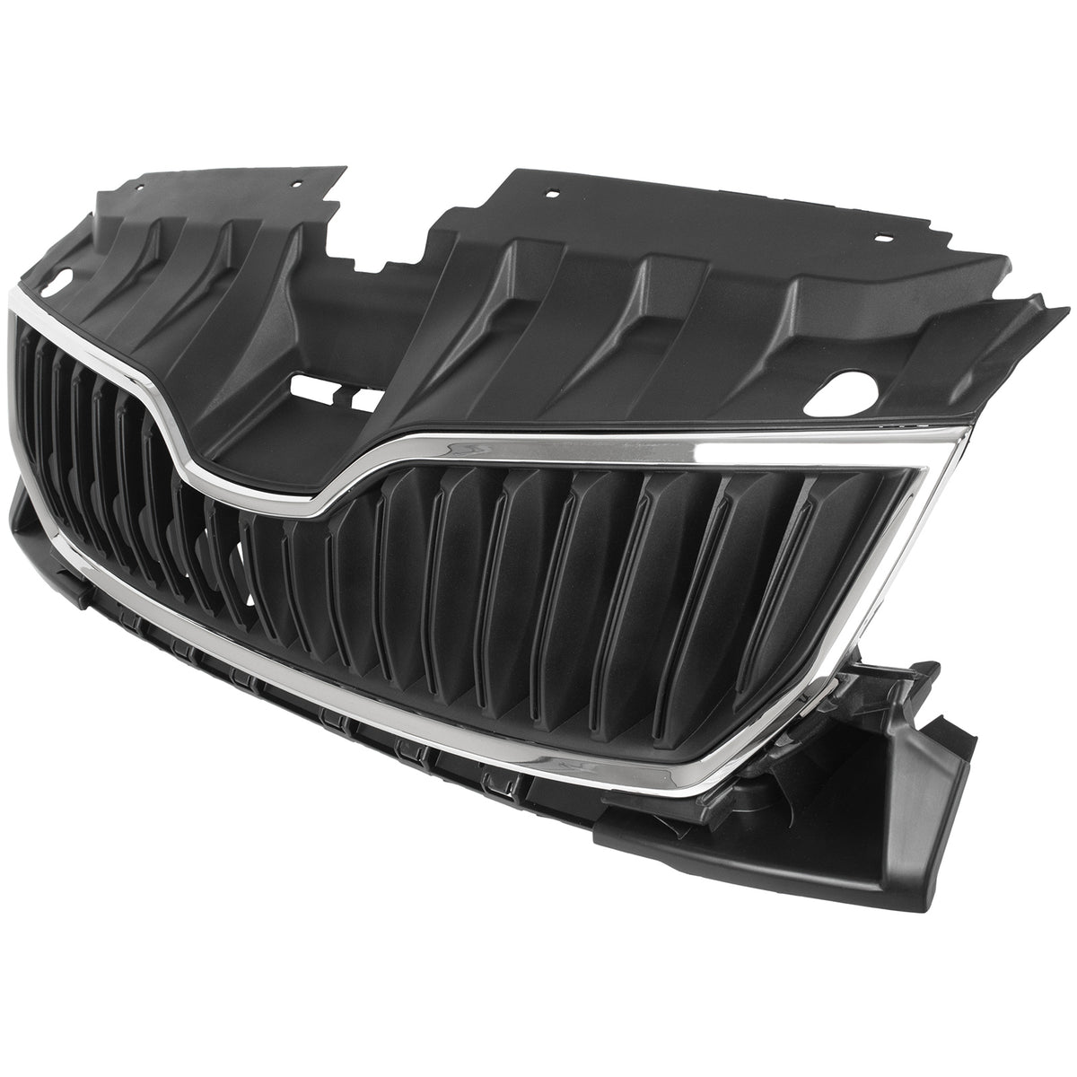 Grilă între faruri (grill) pentru Skoda Fabia 3 2014–2018 – 6V0853653